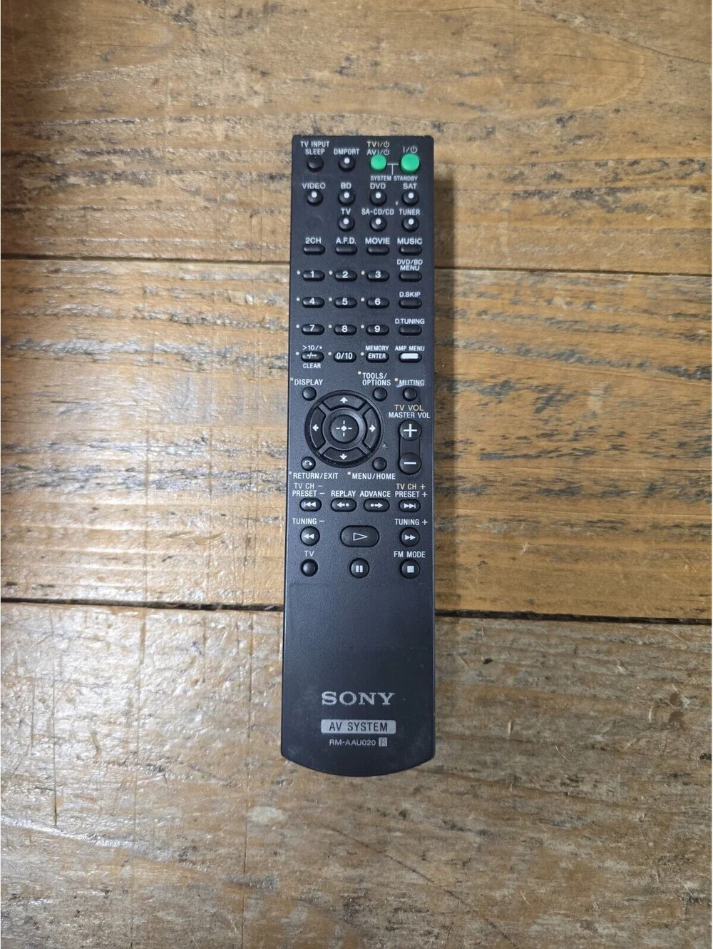 SONY RM-AAU020 STR-DH500 STR-DG520 REMOTE ORIGINAL OEM No Battery Cover
